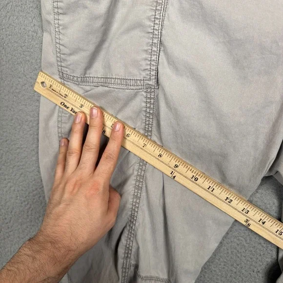 Eileen Fisher Pants Womens 22W Gray Capri Crop Outdoor Coastal Resort Vacation - Picture 7 of 10